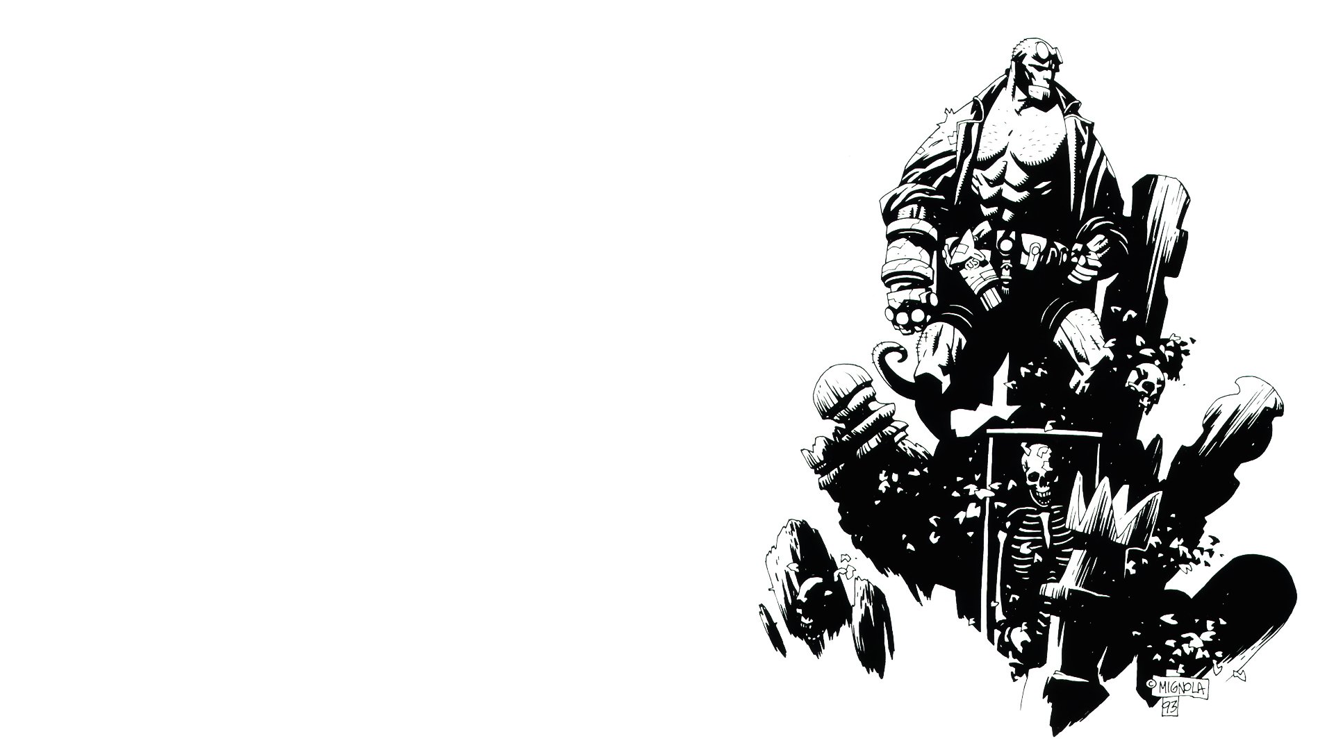 comics, Hellboy Wallpaper