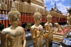 golden, Thailand, Mai, Monastery