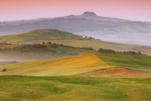 landscapes, Fields, Hills, Italy, Tuscany