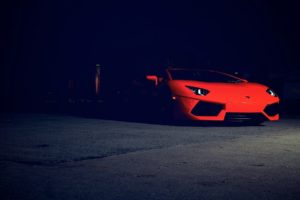 red, Cars, Supercars, Lamborghini, Aventador