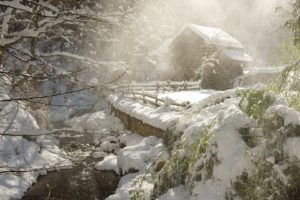 landscapes, Nature, Winter, Snow, Forests, Rivers, Land
