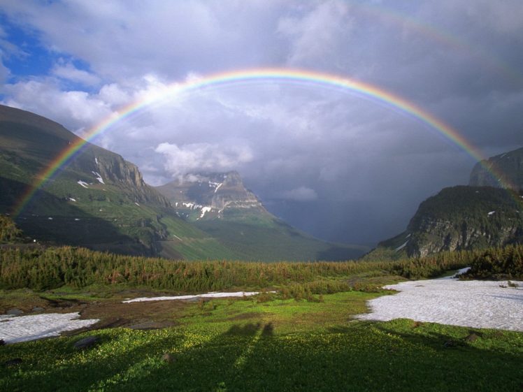 landscapes, Rainbows HD Wallpaper Desktop Background