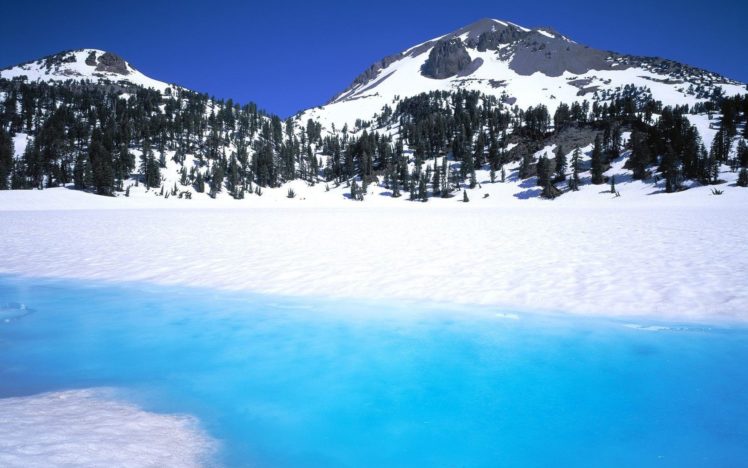 mountains, Landscapes, Nature, Winter HD Wallpaper Desktop Background