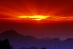 sunset, Landscapes, Nature, China
