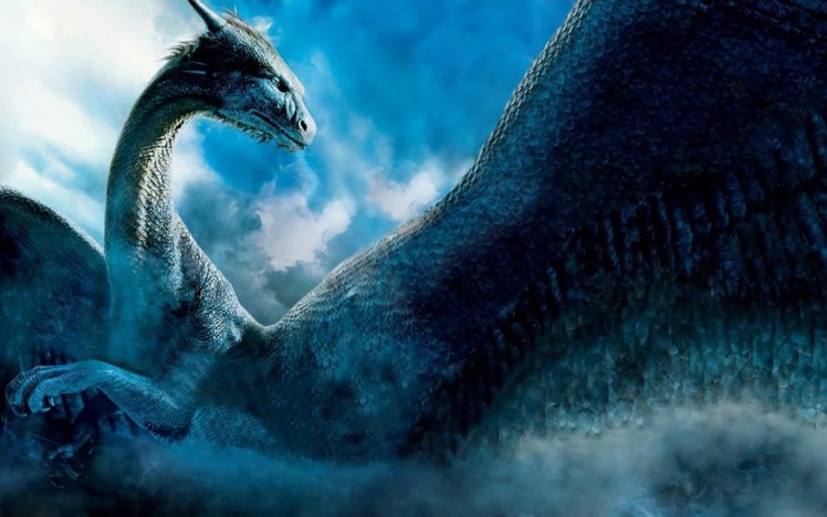 dragons, Monsters, Blue, Dragon, Creatures, Artwork HD Wallpaper Desktop Background