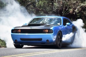 blue, Cars, Smoke, Muscle, Cars, Burnout, Dodge, Challenger, Srt