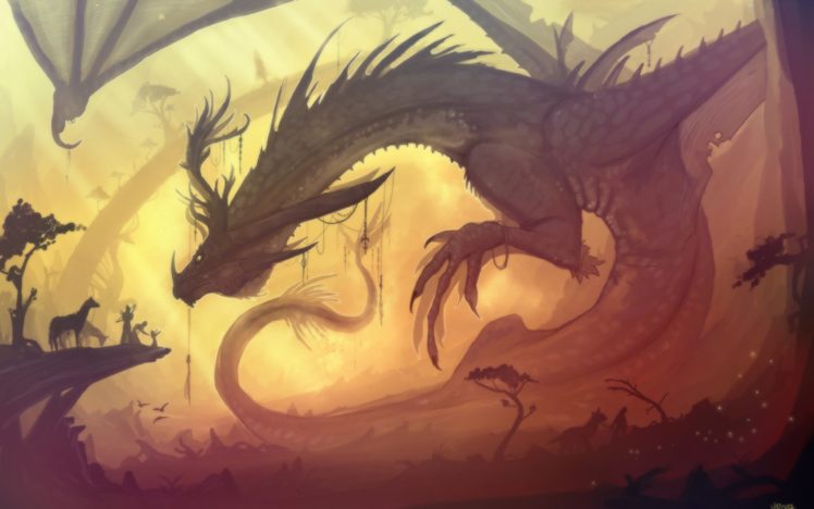 fantasy, Dragons, Fantasy, Art HD Wallpaper Desktop Background