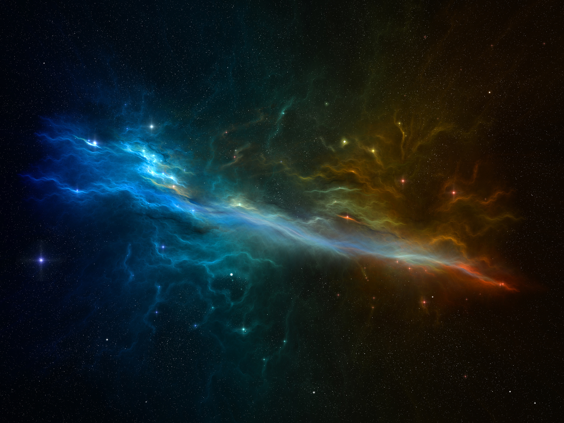 sci, Fi, Space, Nebula, Stars Wallpaper