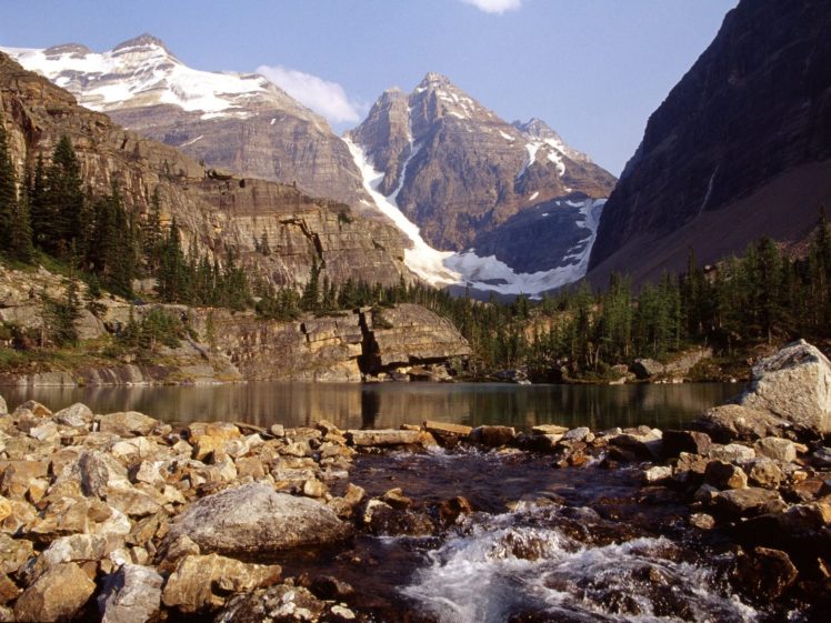 mountains, Landscapes, Rivers HD Wallpaper Desktop Background