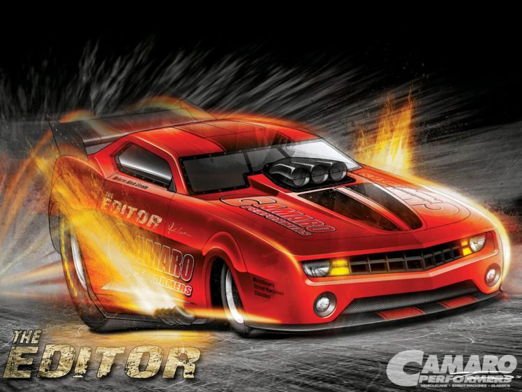 drag, Racing, Race, Hot, Rod, Rods, Funnycar, Chevrolet, Camaro, Poster HD Wallpaper Desktop Background