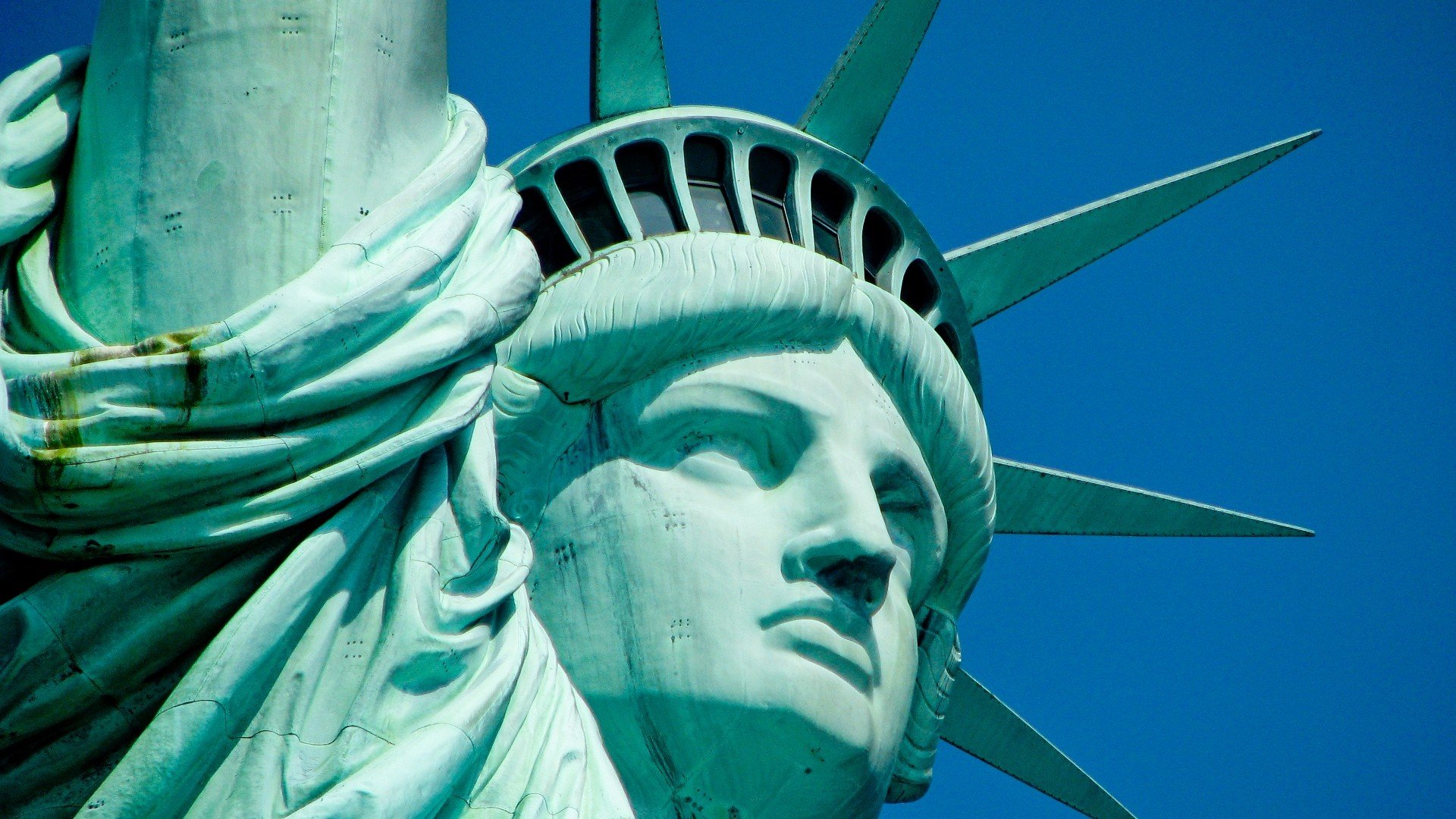 usa, New, York, City, Statue, Of, Liberty, Liberty, Statue, Blue, Skies Wallpaper