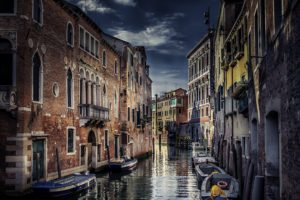 venice, Canal, Boat, Building