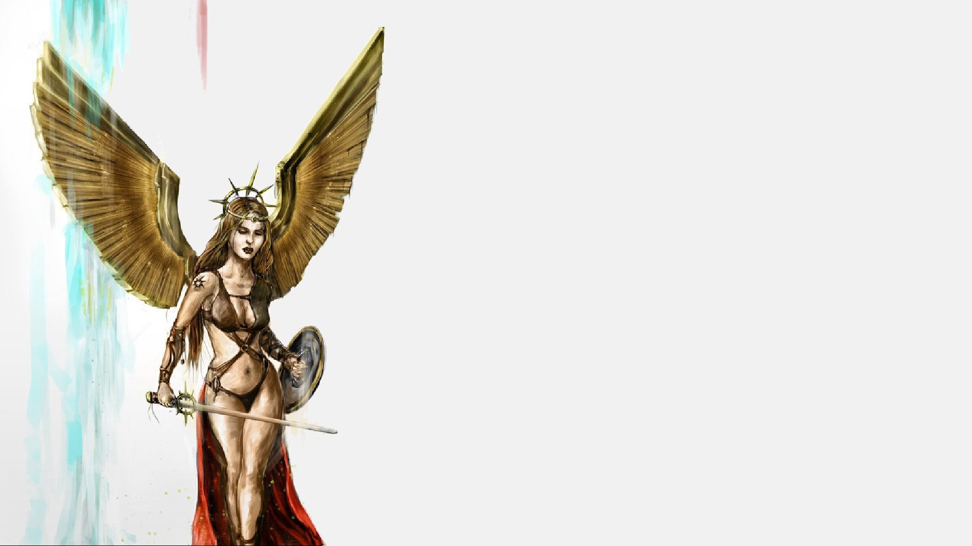 angel, Warrior Wallpaper