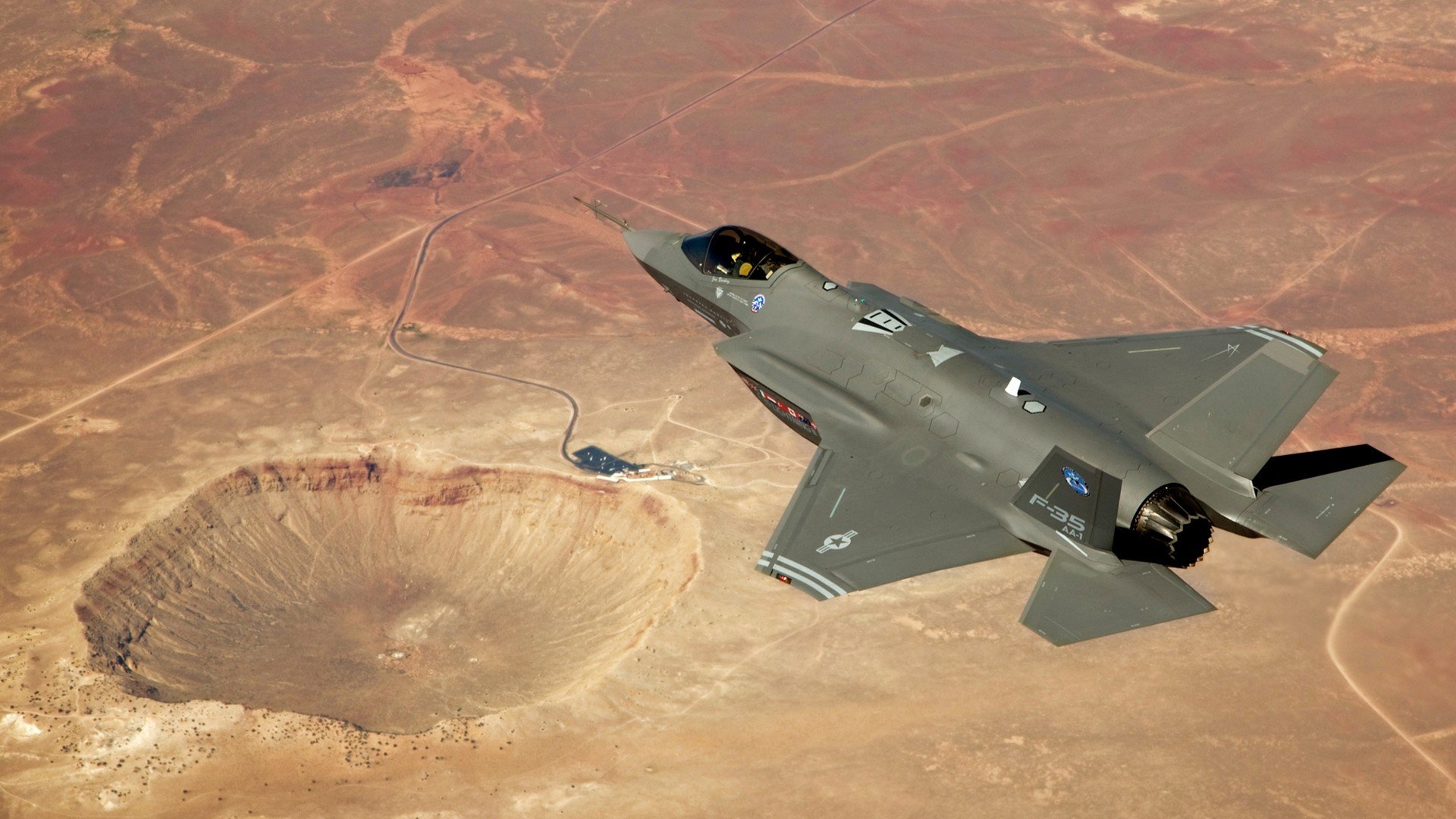 military, Crater, F 35, Lightning, Ii, Fighter, Jets Wallpaper