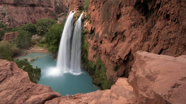 grand, Canyon, Waterfalls HD Wallpaper Desktop Background