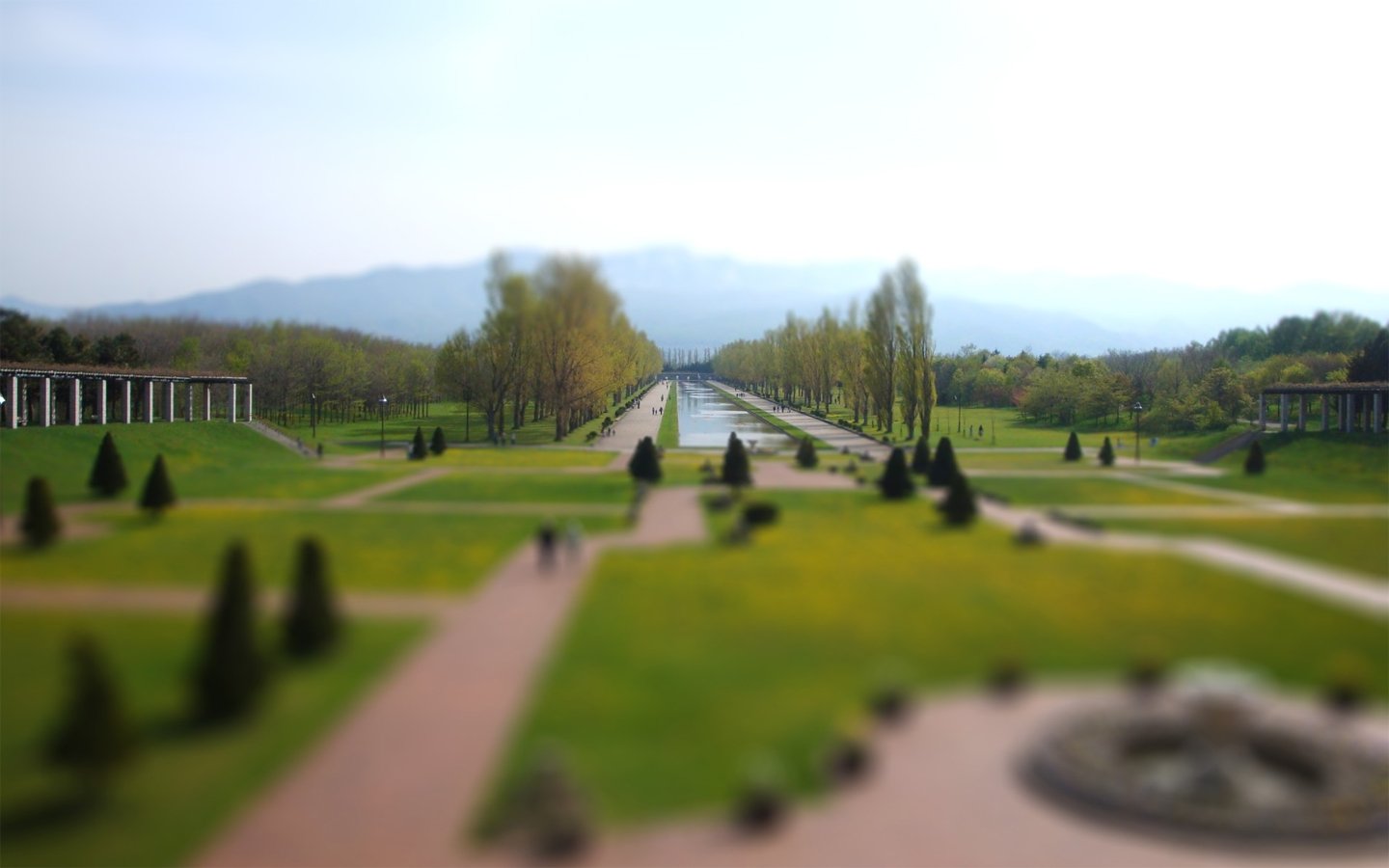 tilt shift Wallpaper
