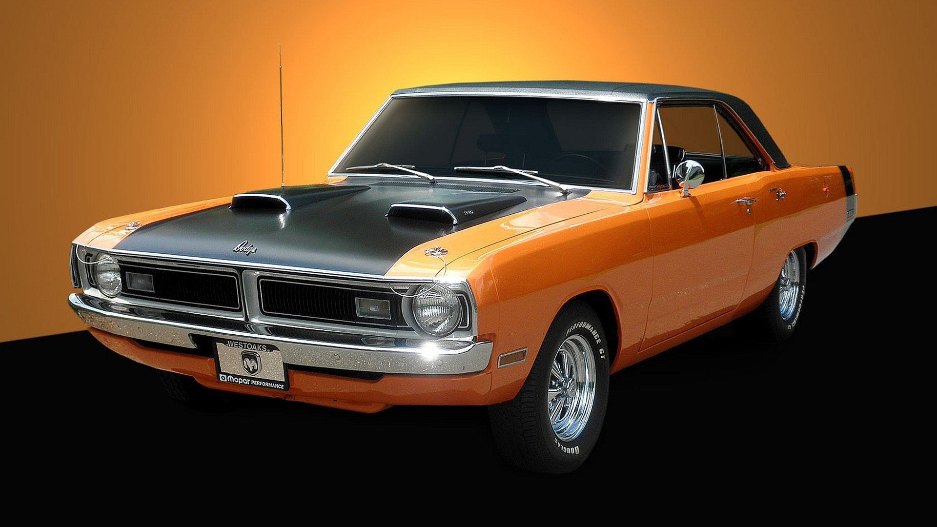cars, Muscle, Cars, Widescreen, 1970, Dodge, Dart, 340 Wallpaper