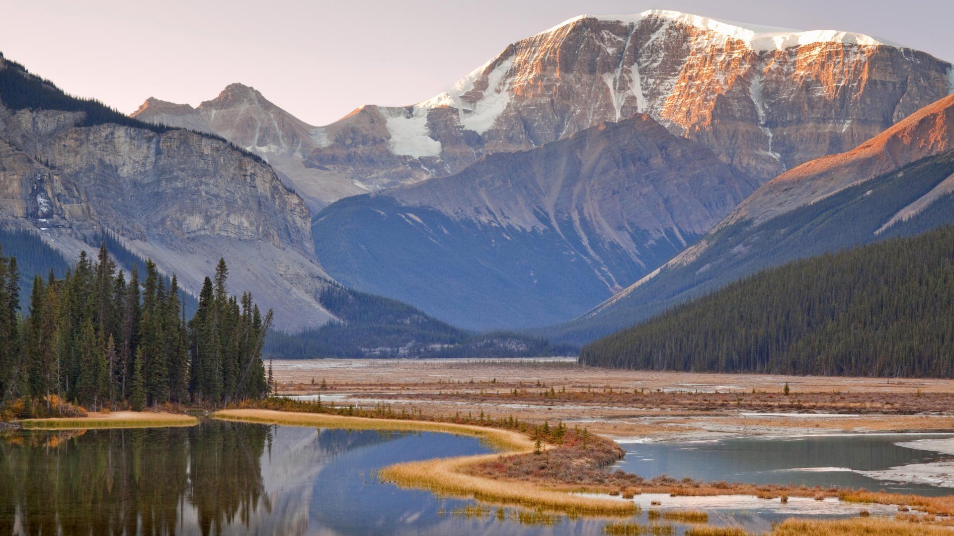 mountains, Canada, Alberta, National, Park Wallpaper