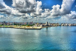 water, Clouds, Cityscapes, Urban, Cuba
