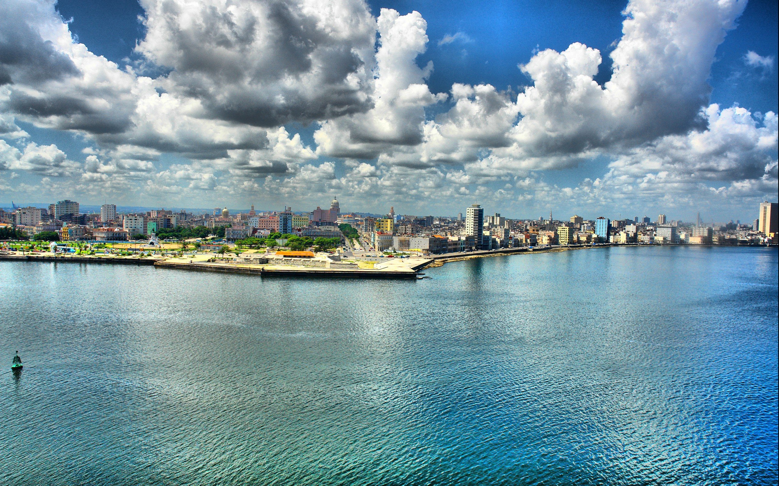 water, Clouds, Cityscapes, Urban, Cuba Wallpapers HD / Desktop and