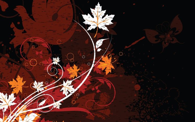 grunge, Seasons, Floral, Fallen, Leaves HD Wallpaper Desktop Background
