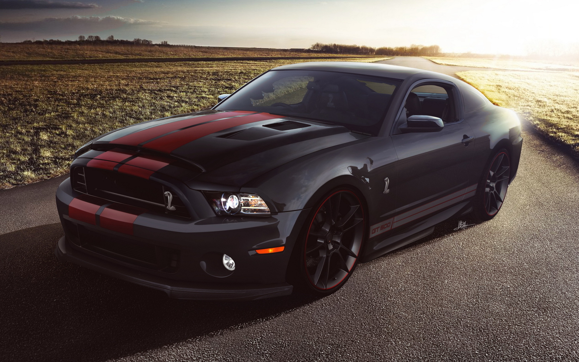 mustang, Gt500, Roads, Ford, Muscle, Cars Wallpaper
