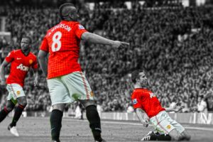 soccer, Hdr, Photography, Selective, Coloring, Manchester, United, Fc, Anderson, Robin, Van, Persie, Premier, League, Cutout, Patrice, Evra