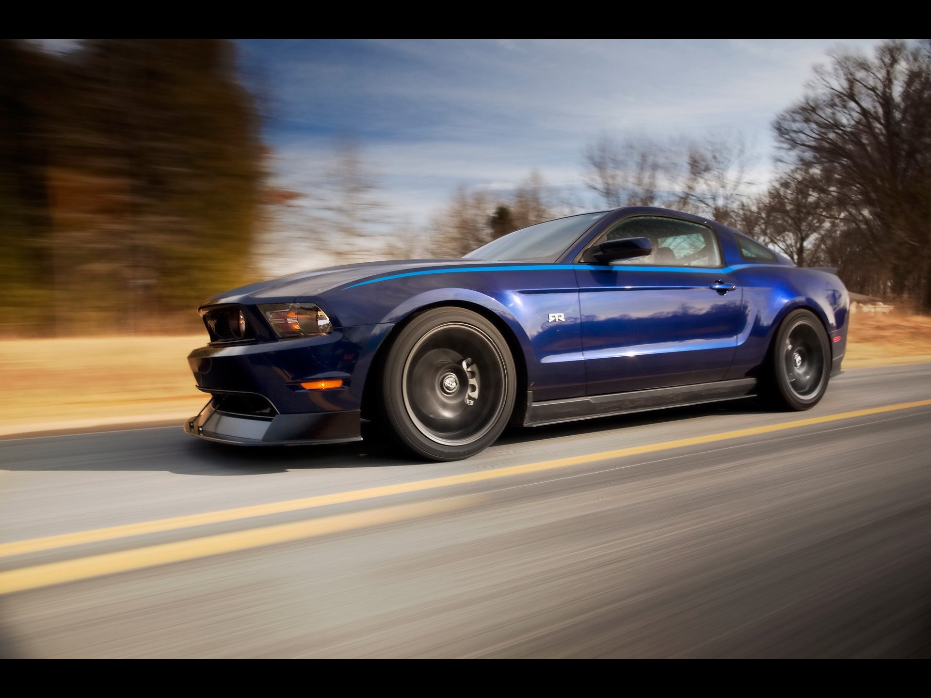 blue, Muscle, Cars, Vehicles, Ford, Mustang Wallpaper