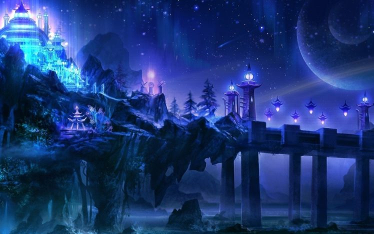 fantasy, Castles, Art, Cities HD Wallpaper Desktop Background