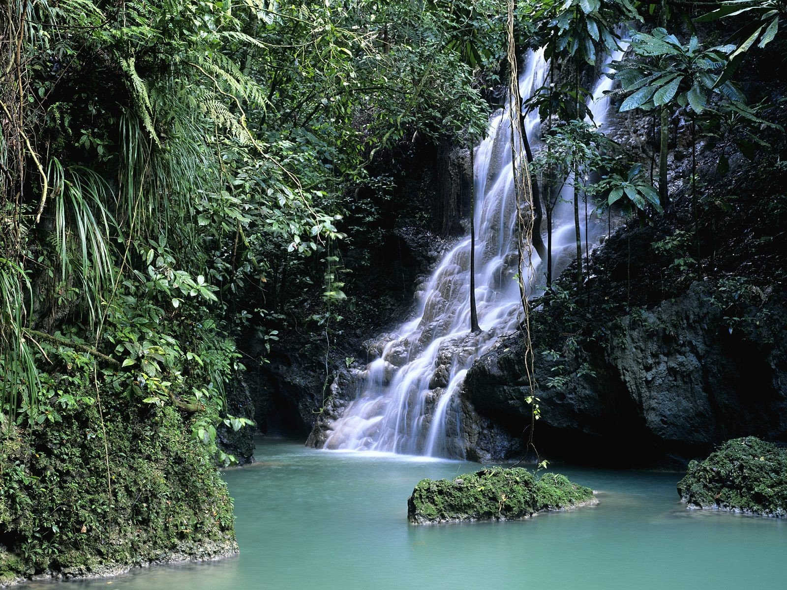 Тропические водопады