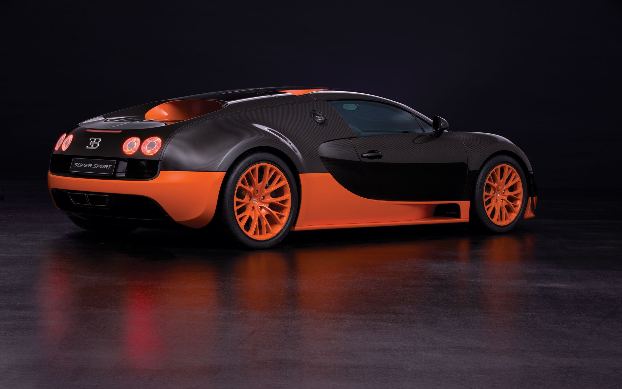blank, And, Orange, Bugatti, Veyron, Super, Sport Wallpaper