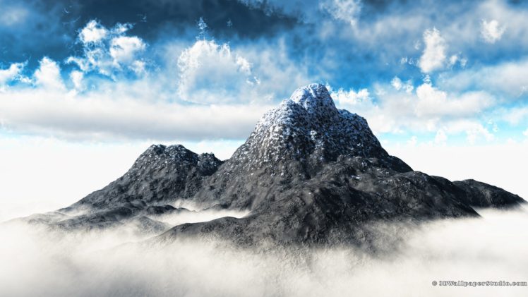 mountains, Clouds, Skyscapes HD Wallpaper Desktop Background