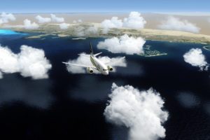clouds, Landscapes, Aircraft, Deserts, Dubai, Sea