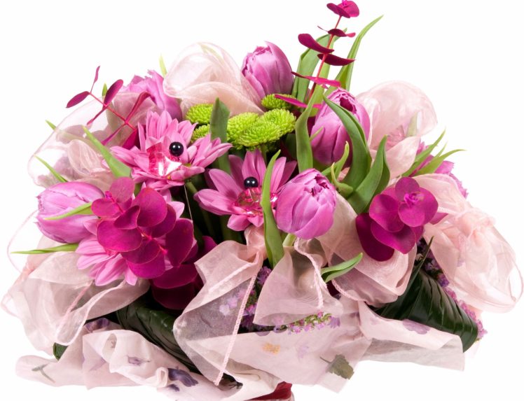 bouquet, Ribbon, Bow, Flower HD Wallpaper Desktop Background