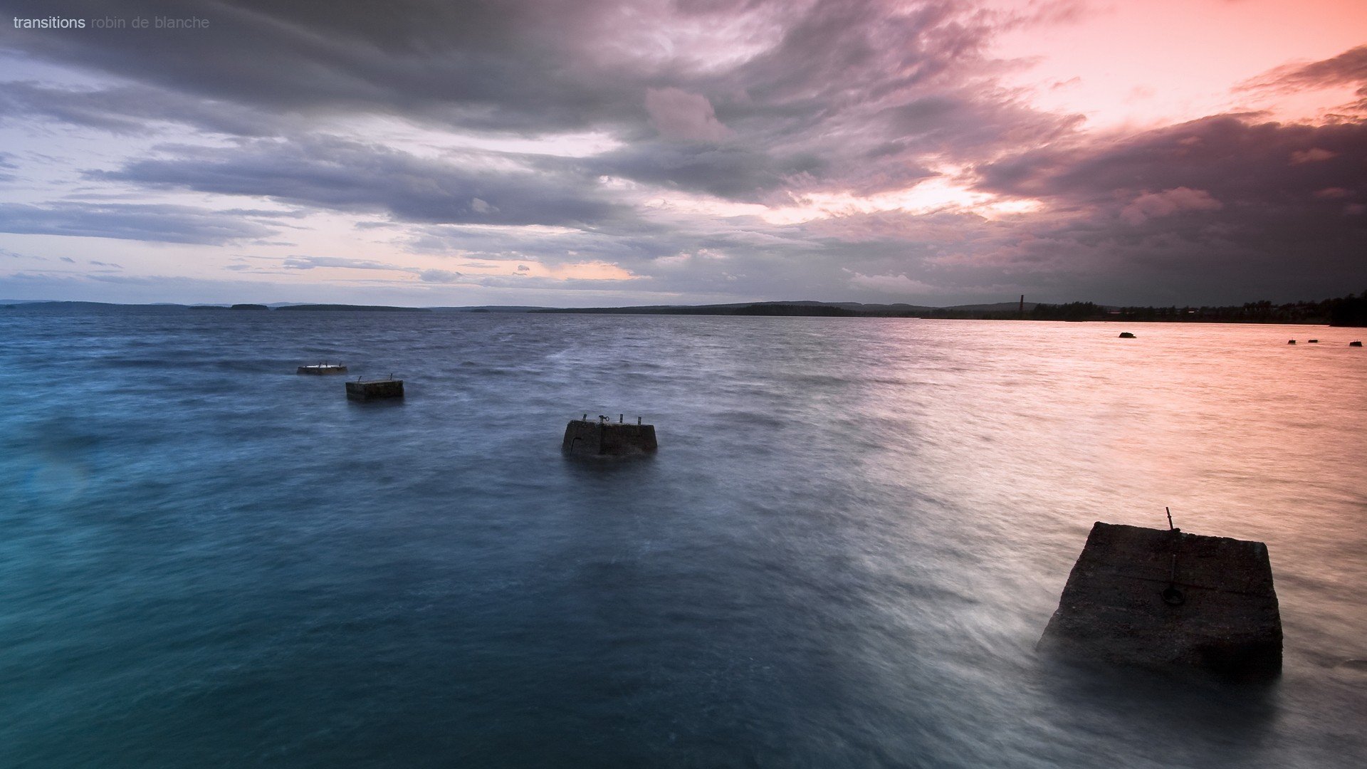 sunset, Ocean, Clouds, Landscapes, Nature, Skyscapes, Land, Sea Wallpaper