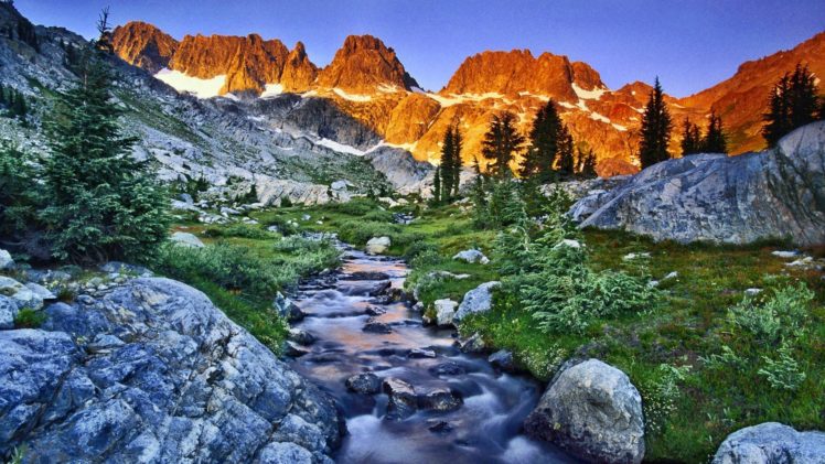 mountains, Landscapes, Nature, California, Streams, Land HD Wallpaper Desktop Background