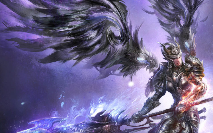 fantasy, Art, Warrior, Angels, Weapons, Magic HD Wallpaper Desktop Background