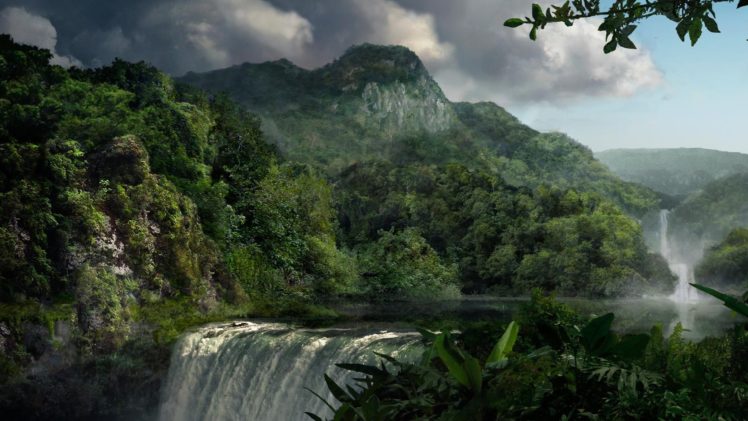 forests, Lakes, Waterfalls HD Wallpaper Desktop Background
