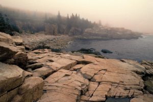 landscapes, Nature, Maine, Fog, National, Park, Acadia