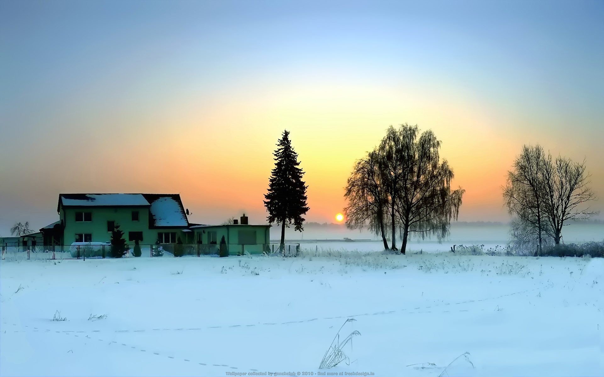 landscapes, Winter Wallpaper