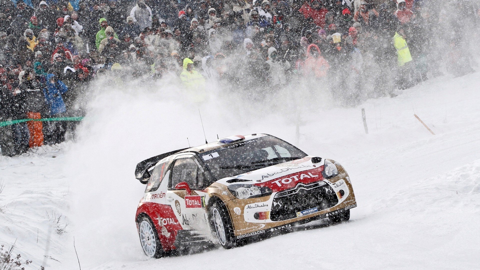 snow, Cars, Rally, Racing, Citroaia Wallpaper