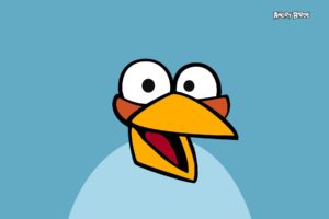blue, Angry, Birds, Simple, Background