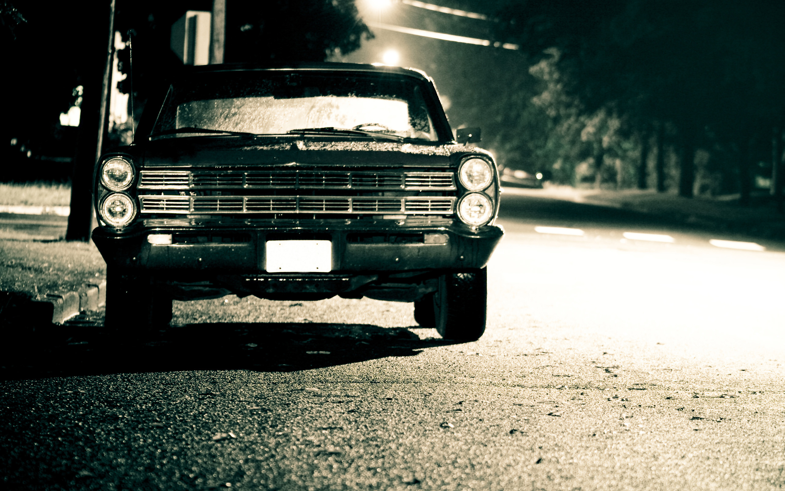 ford, Galaxie, In, The, Street Wallpaper