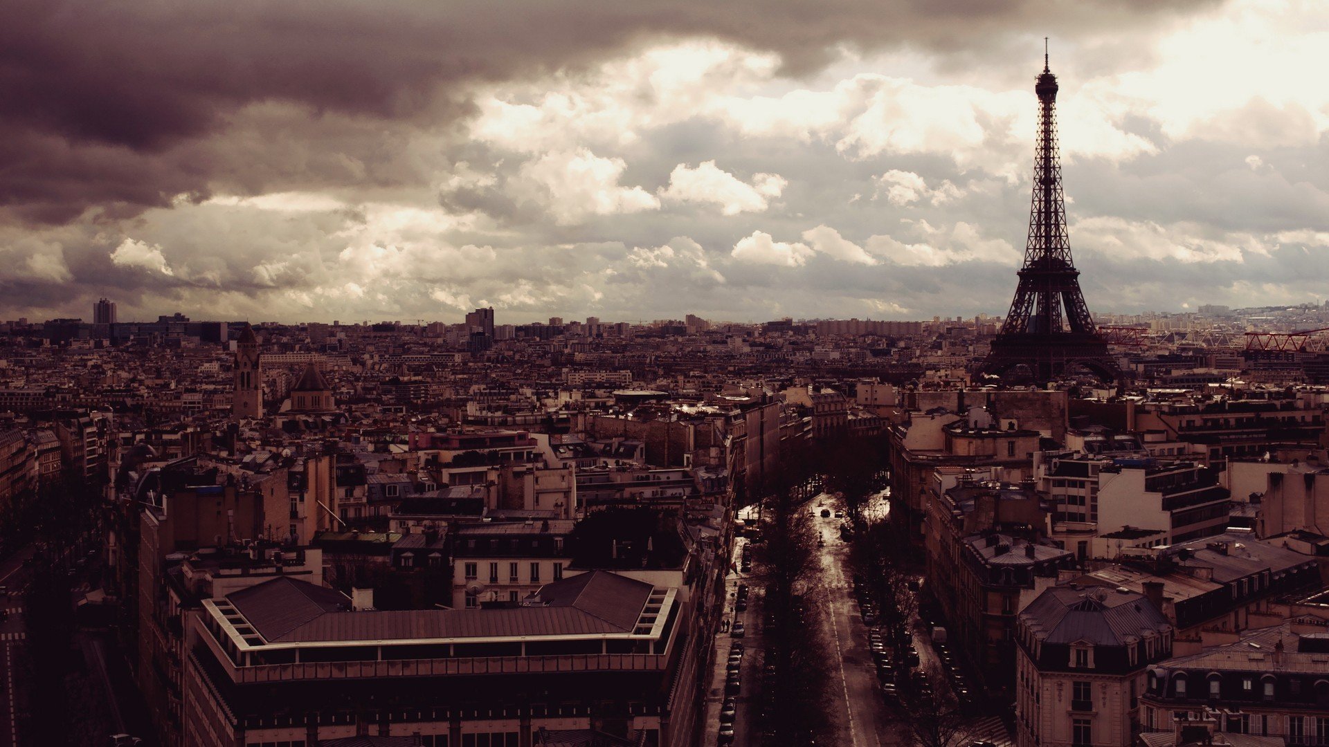 eiffel, Tower, Paris, Landscapes, Cityscapes, Architecture, France Wallpaper