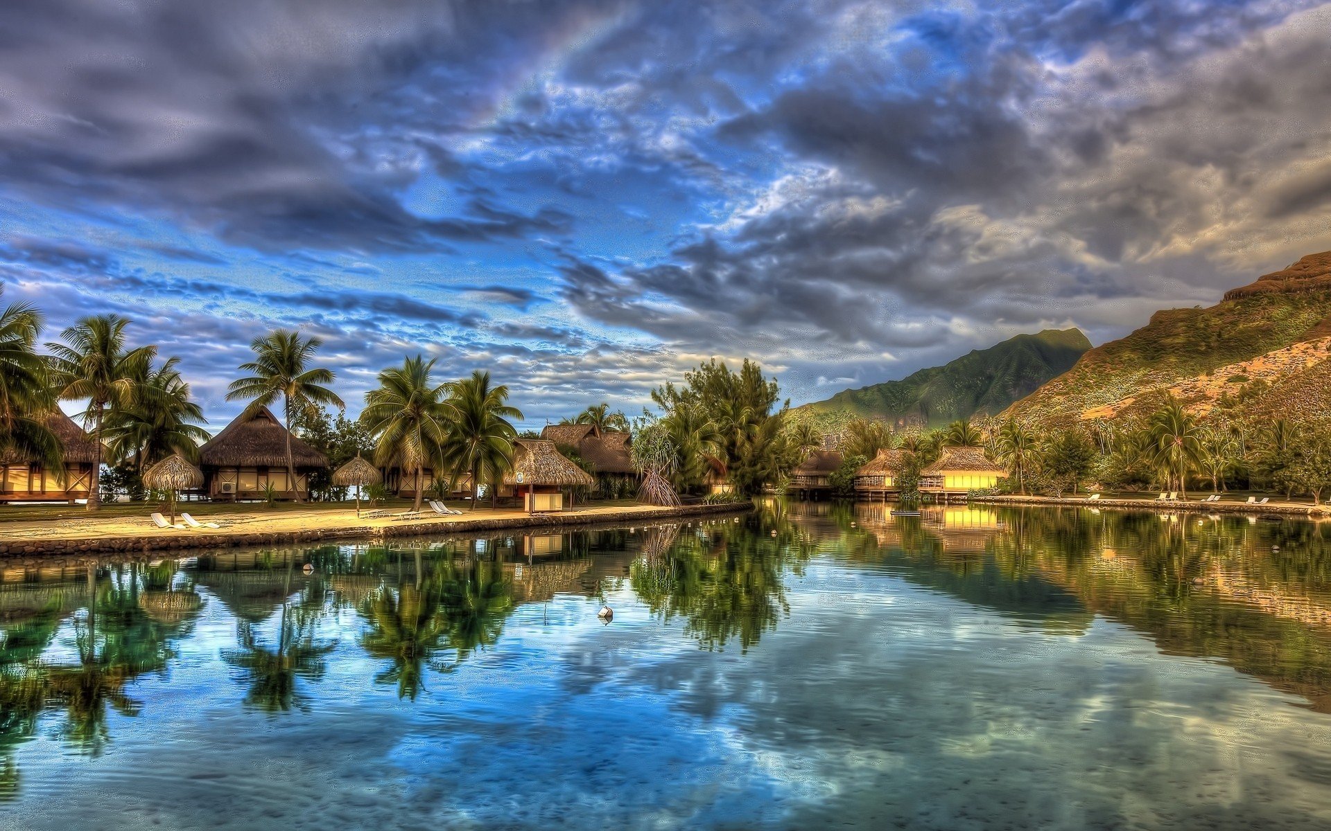 landscapes, Moorea Wallpaper
