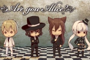 smoking, Chibi, Animal, Ears, Cat, Ears, Anime, Manga, Cigarettes, Bunny, Ears, Are, You, Alice , Alice,  are, You, Alice , Mad, Hatter,  are, You, Alice , Cheshire, Cat,  are, You, Alice , White, Rabbit,  are,