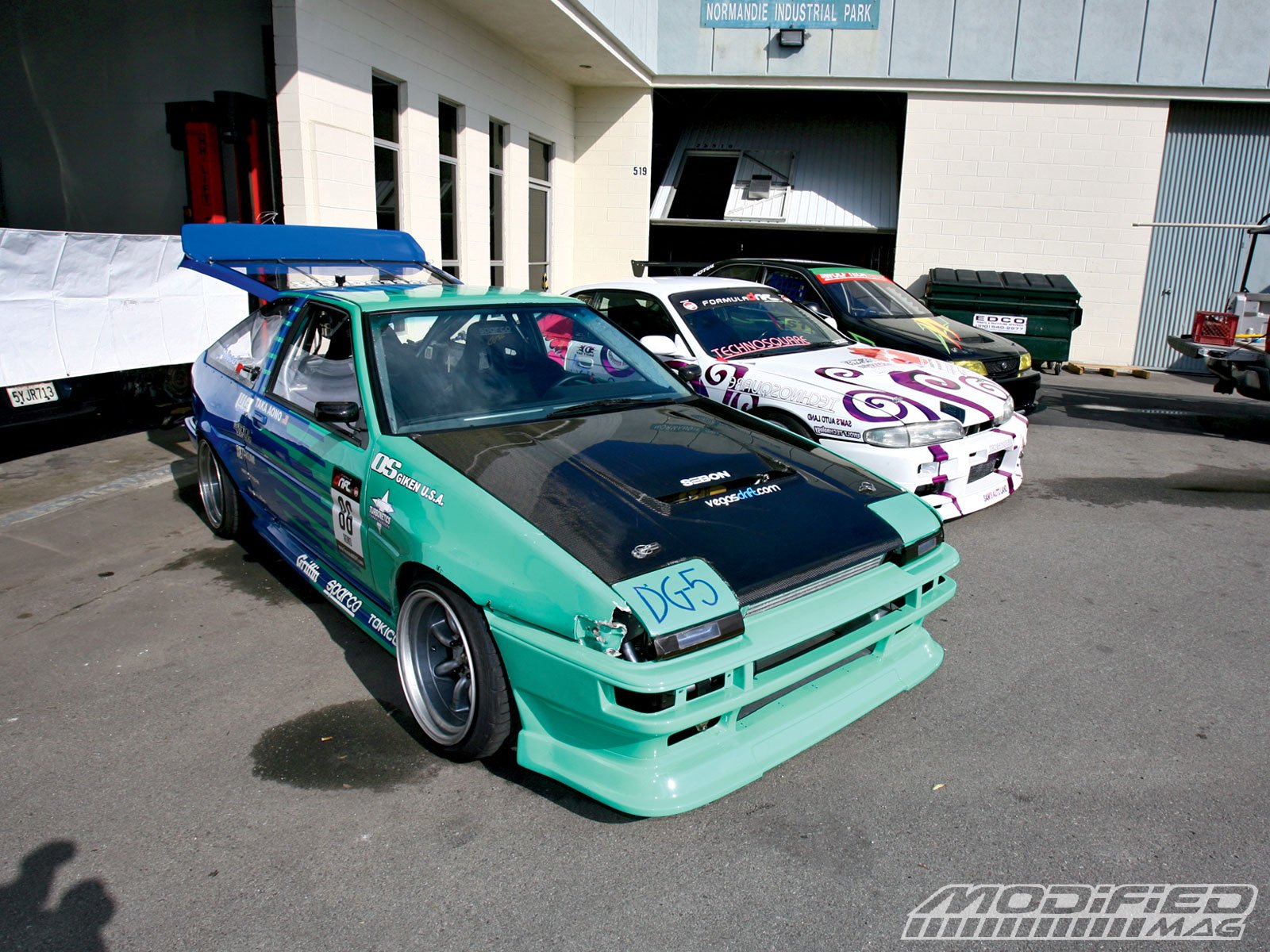 cars, Panda, Trueno Wallpaper