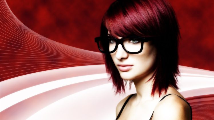 women, Susan, Coffey, Blue, Eyes, Redheads, Models, Glasses, Girls, With, Glasses HD Wallpaper Desktop Background