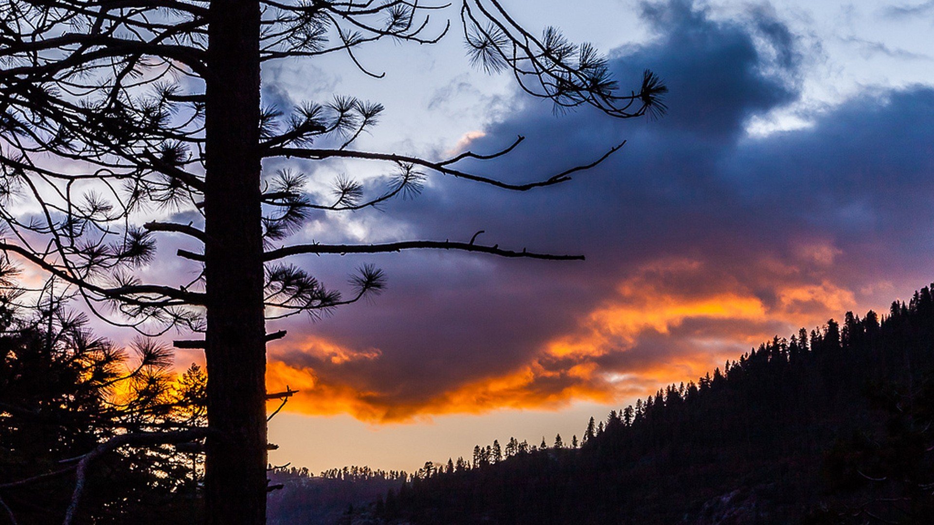 sunset, Landscapes, Nature, Sunlight, Skies Wallpaper
