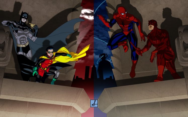 batman, Robin, Dc, Comics, Comics, Spider man, Daredevil, Marvel, Comics HD Wallpaper Desktop Background